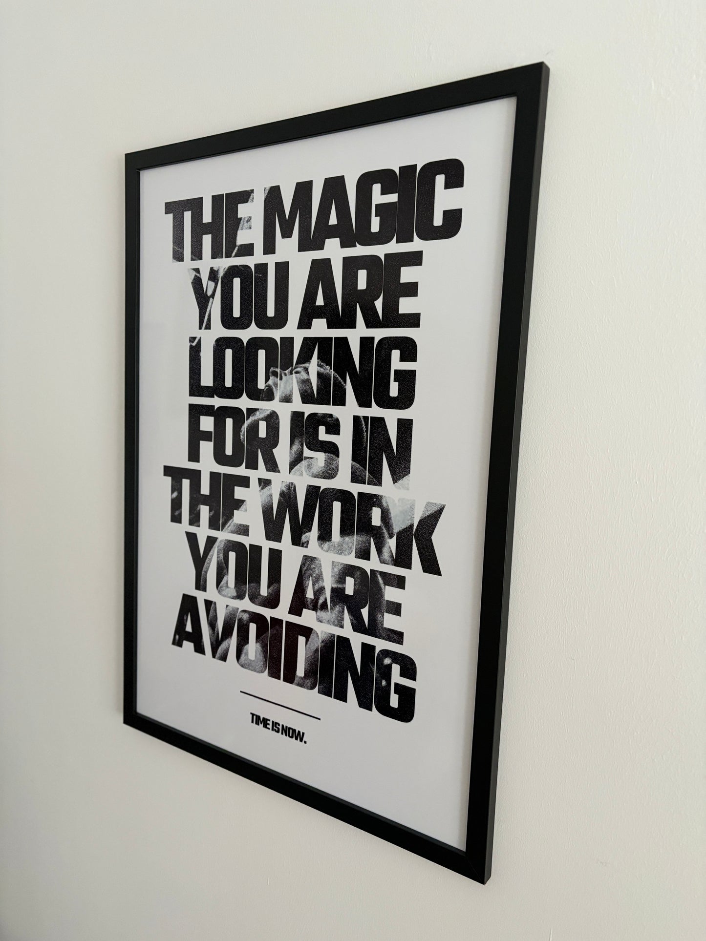 Motivationsposter "Time is now.", Motivationsbild Gym, Gym Motivation, Fitness Motivation, Gym motivation, business motivations, poster, wandposter