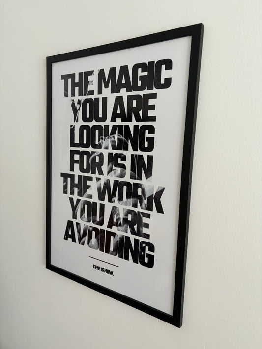 Motivationsposter "Time is now.", Motivationsbild Gym, Gym Motivation, Fitness Motivation, Gym motivation, business motivations, poster, wandposter