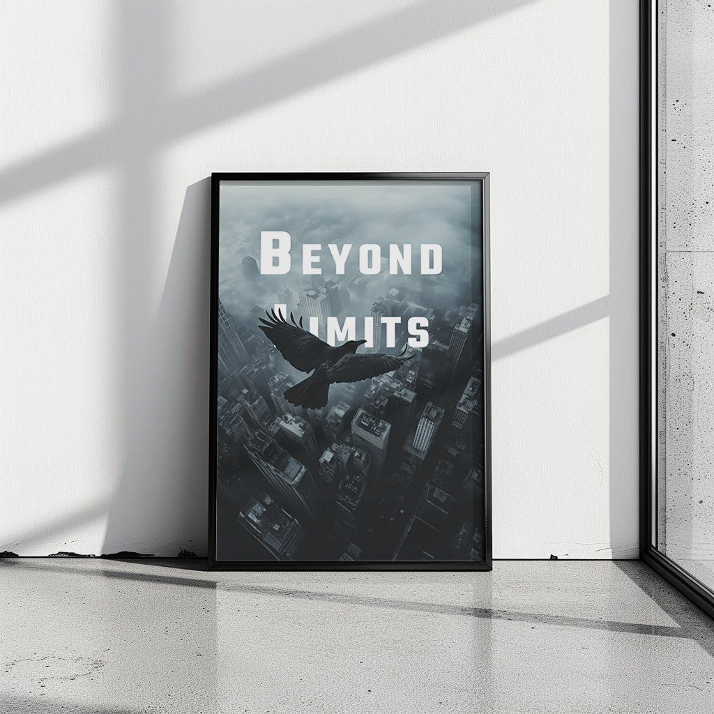 "Beyond Limits" Motivationsposter Lifestyle