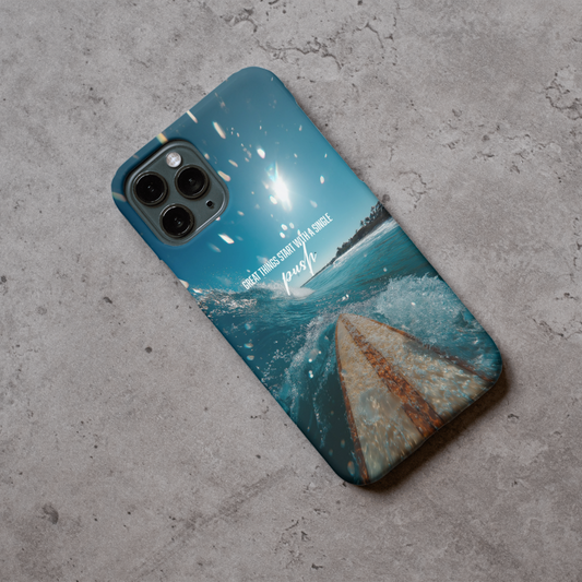 "Single Push." iPhone Hülle