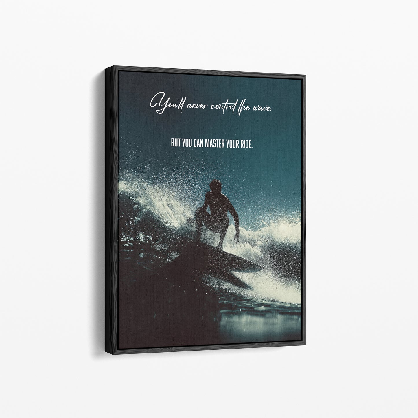 "Master Your Ride" Motivationsposter für Fokus & Flow