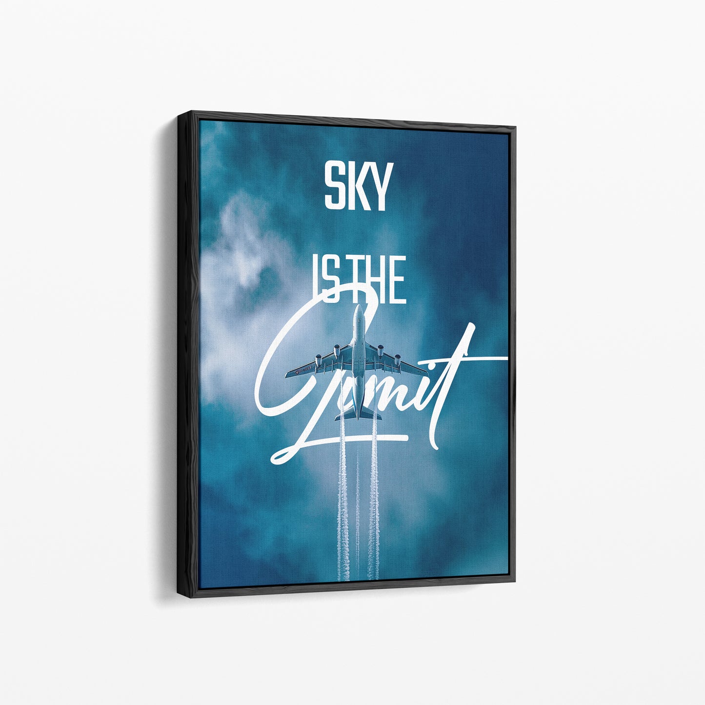 „Sky is the Limit“ Motivationsposter ✈