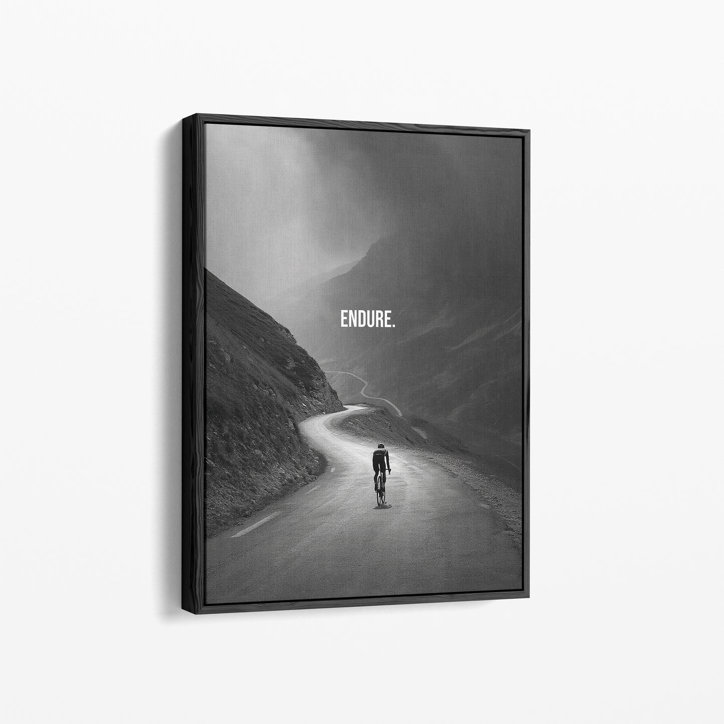„Endure.“ – Rennrad Poster & Motivationsposter für Radsportler