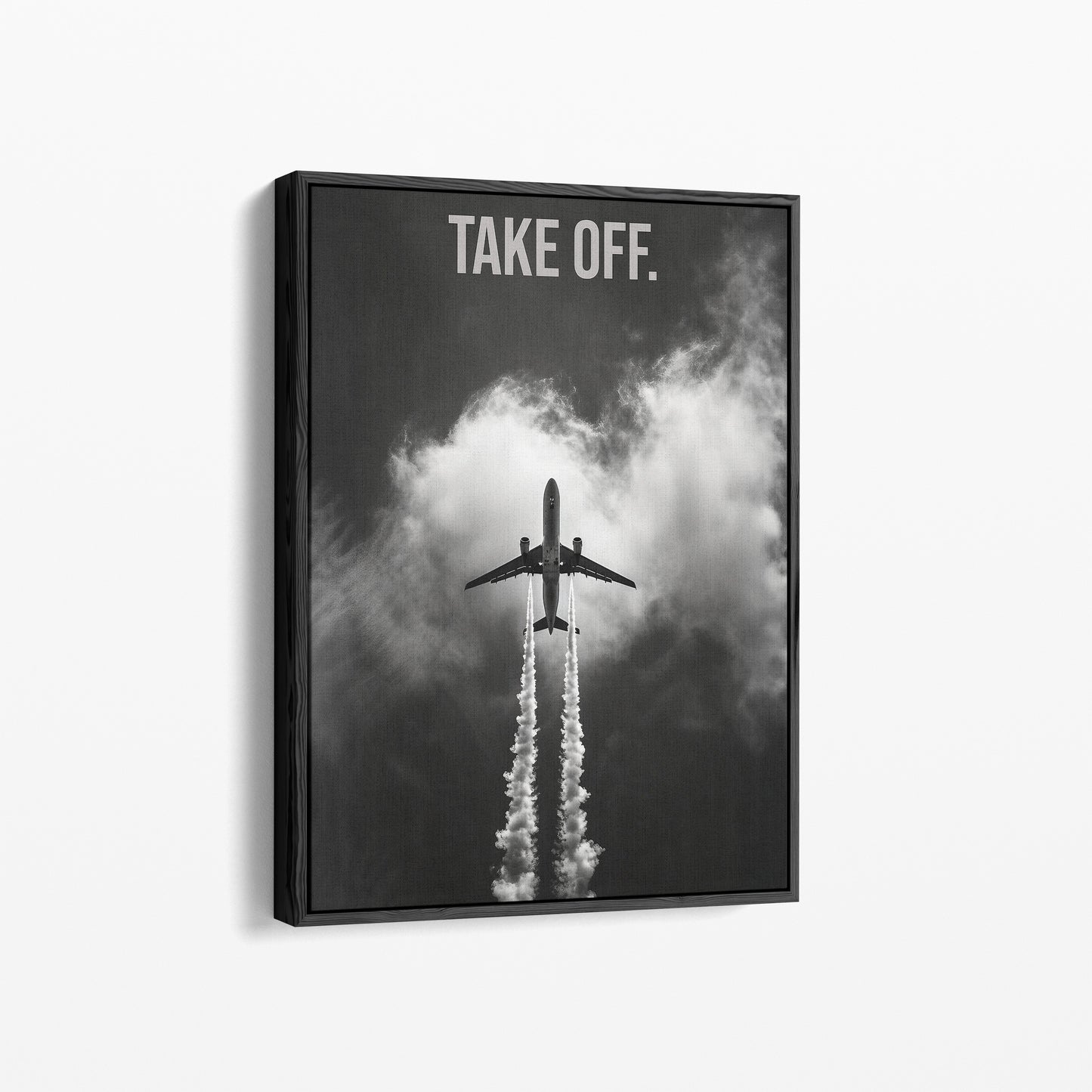"Take Off." Motivationsposter für Athleten