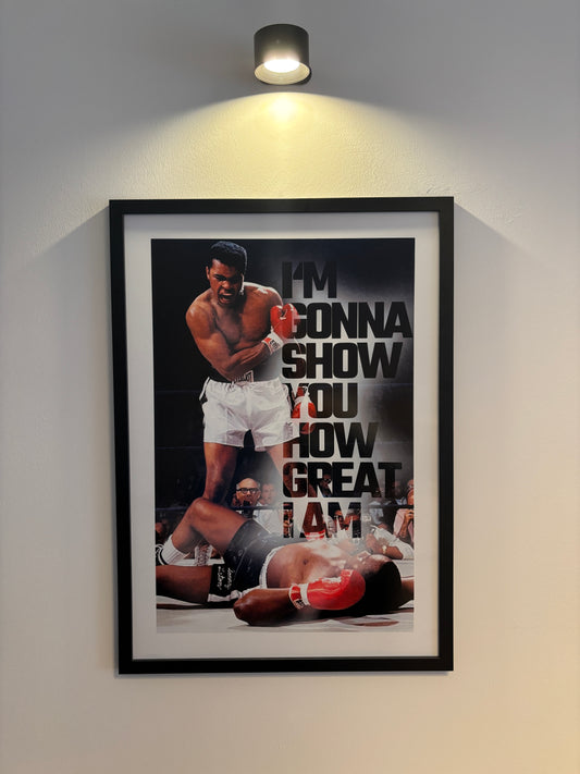 Boxposter Ali, Muhammad Ali Poster, Motivationsposter Boxen, Muhammad Ali Poster Motivation, Leinwand motivation, Postermotivation