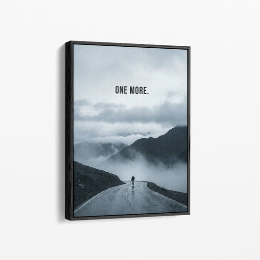One More. II — Rennrad Poster Berganstieg | canvArt studios