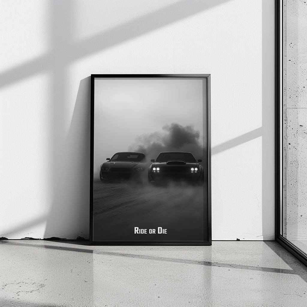 "Ride or Die" Lifestyle Poster