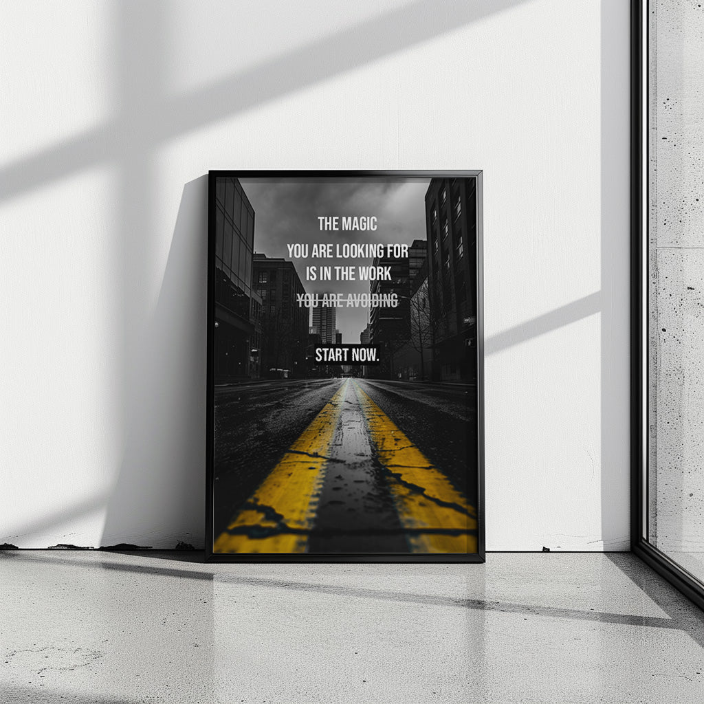 "Work you are avoiding" Lifestyle Motivation