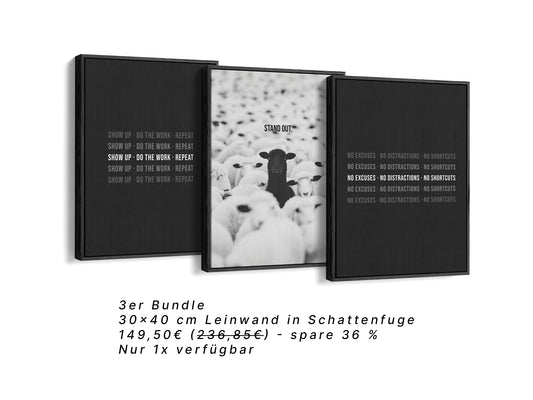 Second Chance – 3er Bundle (30x40)