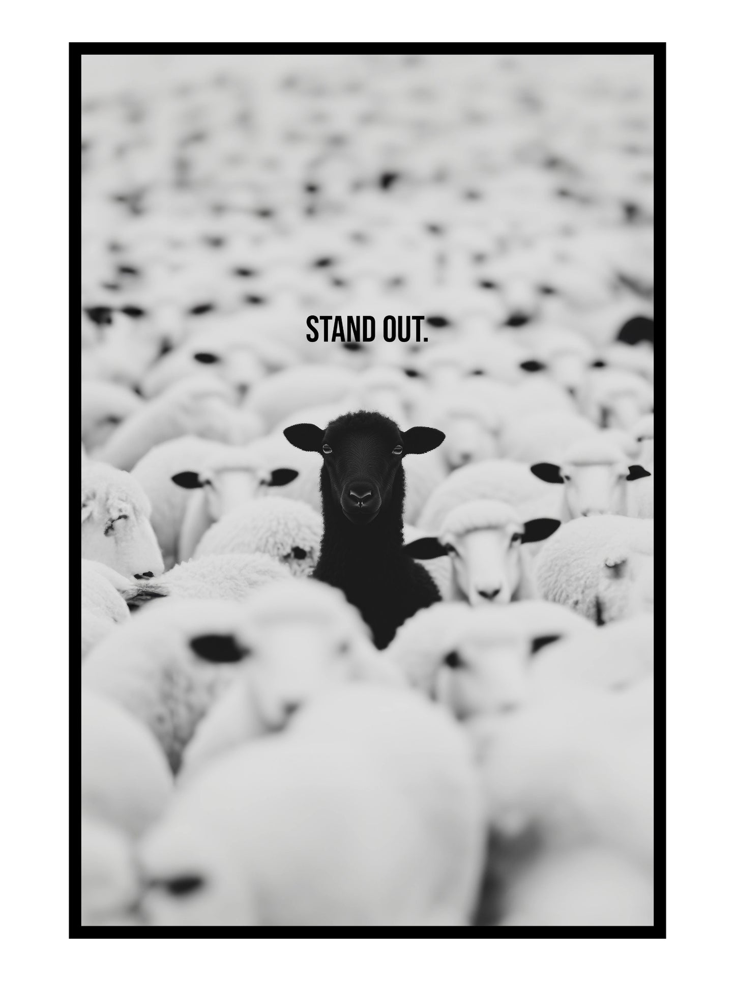 "Stand Out" Motivationsposter