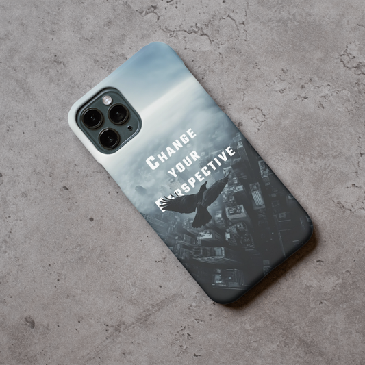 "Change your Perpective" iPhone Hülle