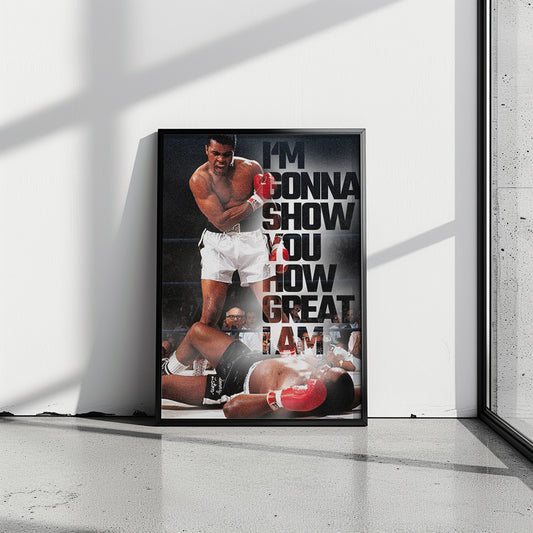 "Greatness" Motivationsposter Ali
