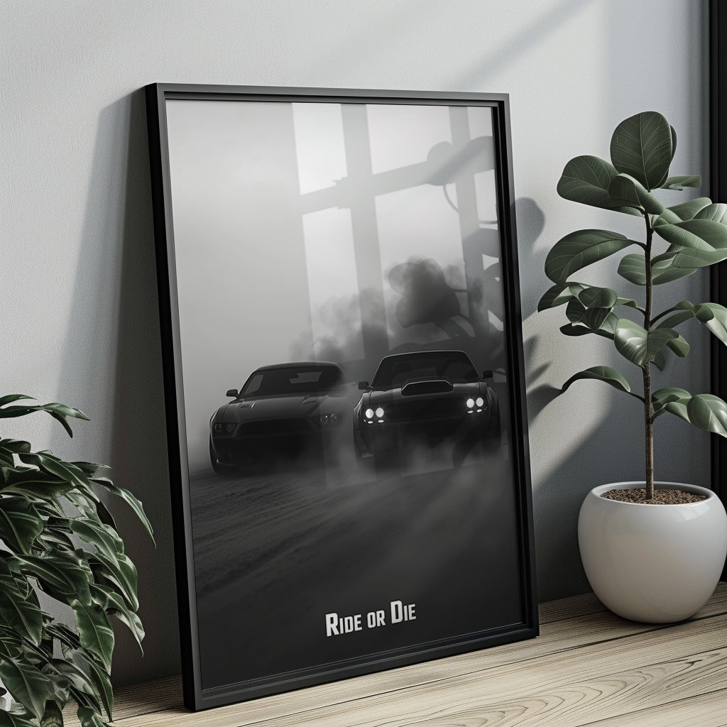 "Ride or Die" Lifestyle Poster