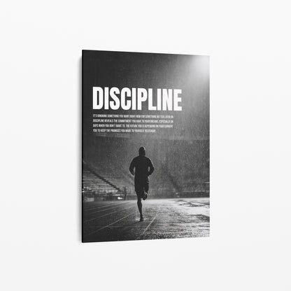 Discipline – Motivationsposter Sport & Fokus | canvArt