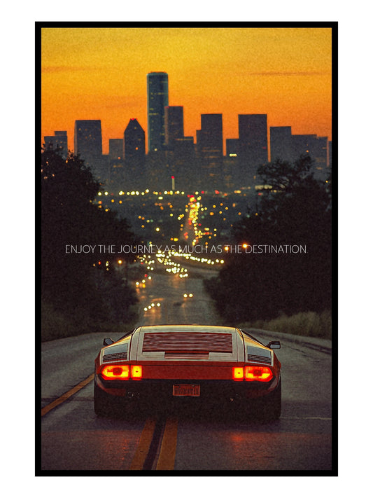 "Enjoy the Journey" Mindset Poster