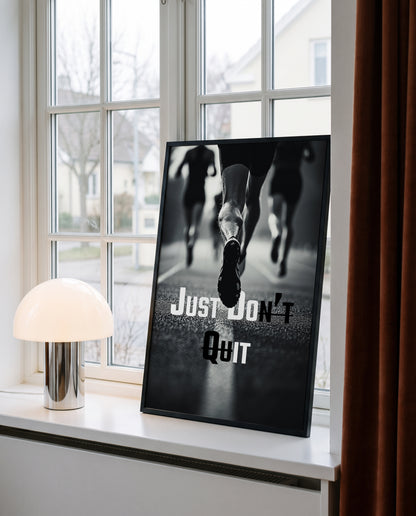 Just Start – Running Motivation Poster
