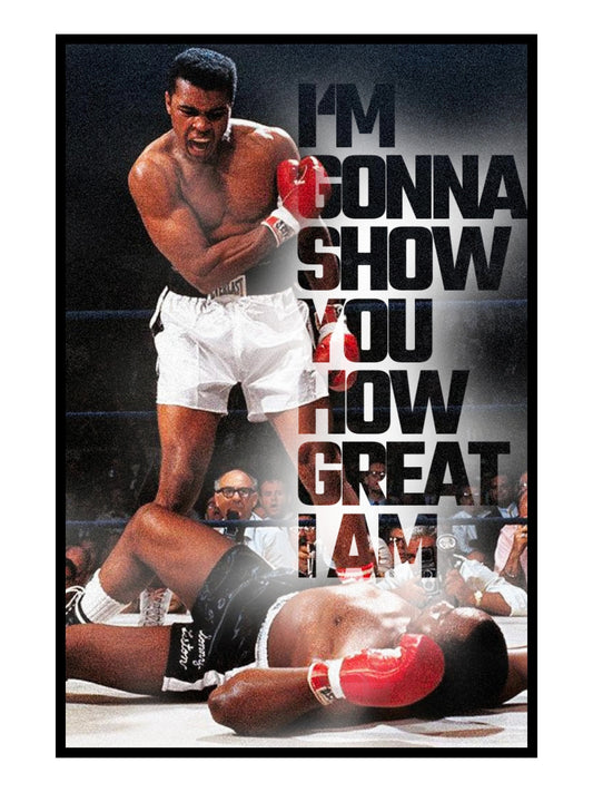 "Greatness" Motivationsposter Ali