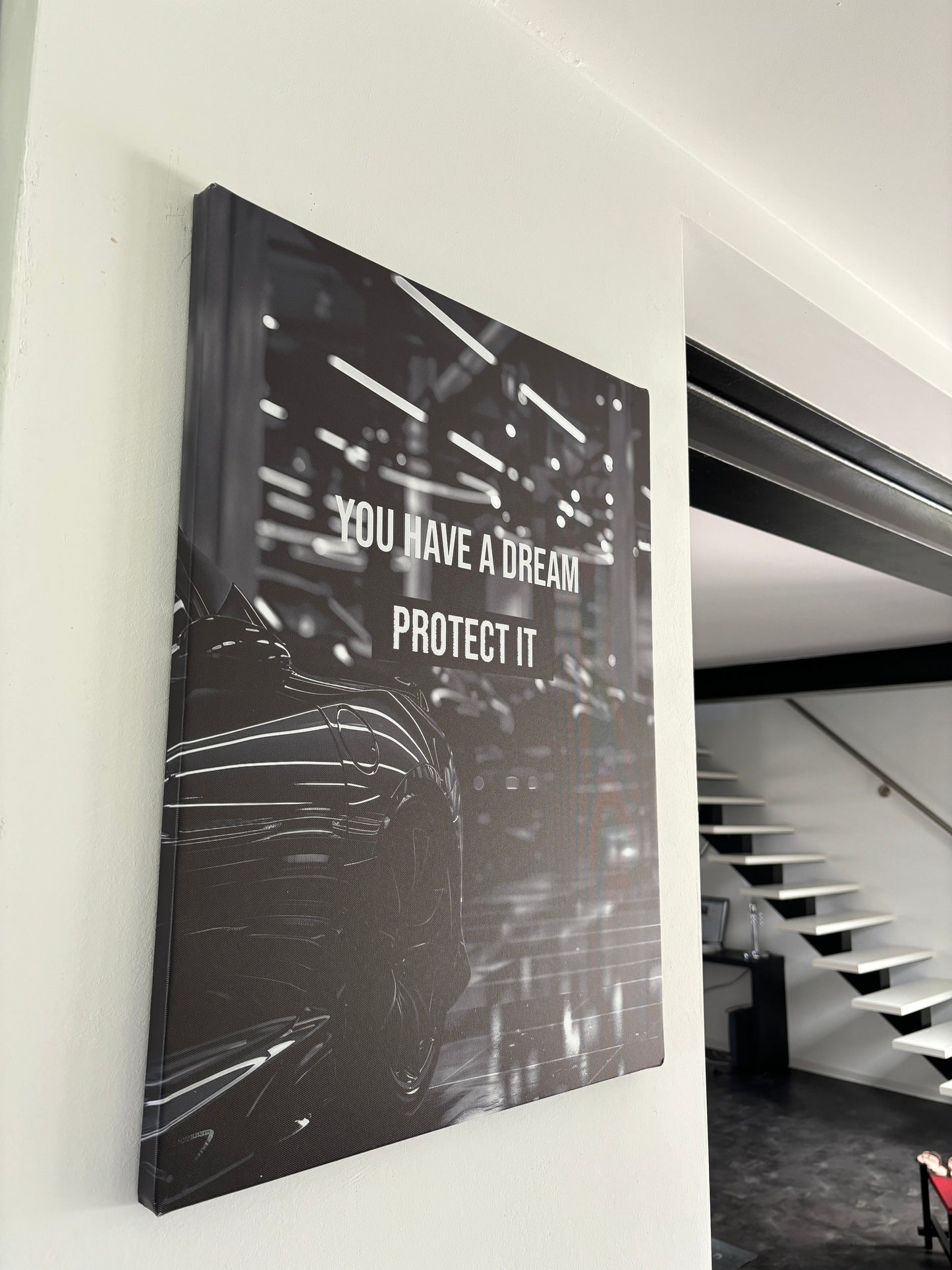 "Protect your Dream" Auto Motivationsposter