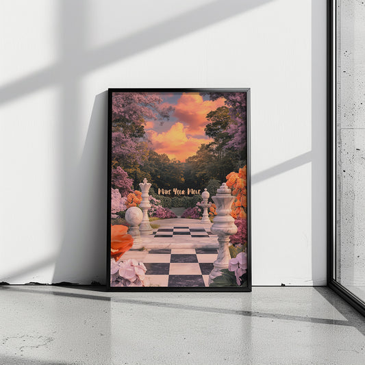"Make Your Move" Motivationsposter Strategie