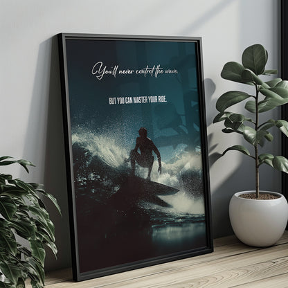 "Master Your Ride" Motivationsposter für Fokus & Flow