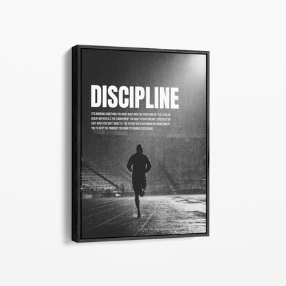 Discipline – Motivationsposter Sport & Fokus | canvArt