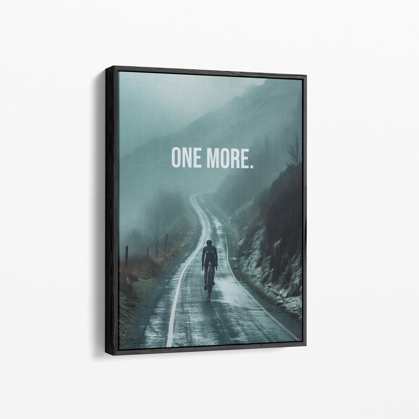 "One More" Rennrad Poster