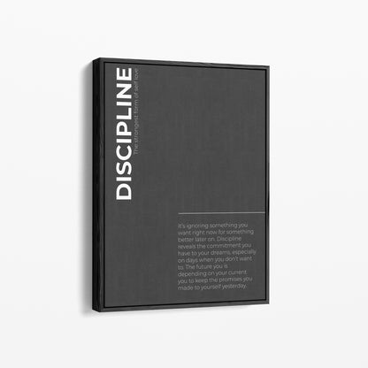 "Discipline II" Motivationsposter | Gym | Business