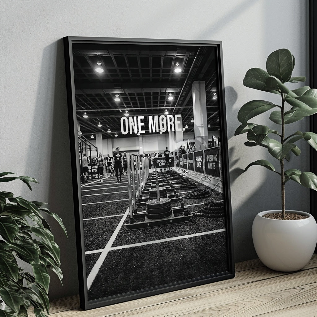 ONE MORE. – Hyrox / Functional Fitness Poster
