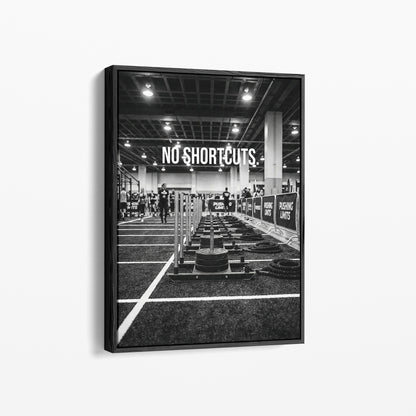 NO SHORTCUTS. – Motivationsposter für Athleten & Functional Fitness