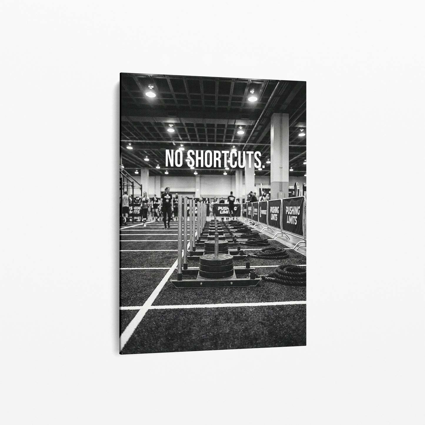 NO SHORTCUTS. – Motivationsposter für HYROX Athleten & Functional Fitness