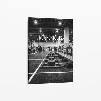 NO SHORTCUTS. – Motivationsposter für Athleten & Functional Fitness
