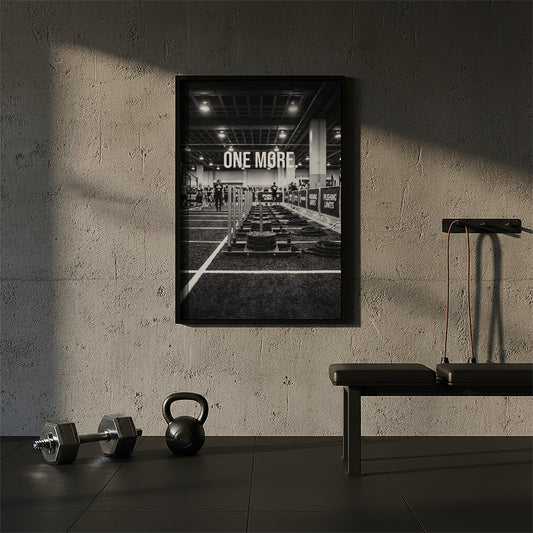 ONE MORE. – Hyrox / Functional Fitness Poster