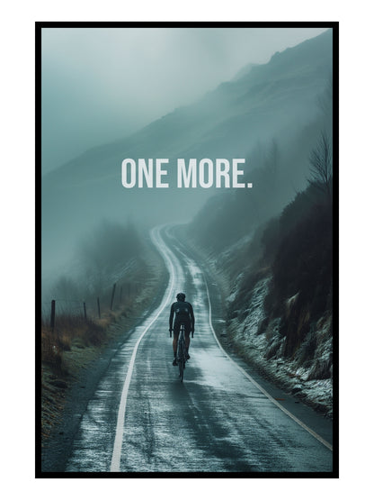 One More. – Rennrad Motivationsposter | canvArt studios