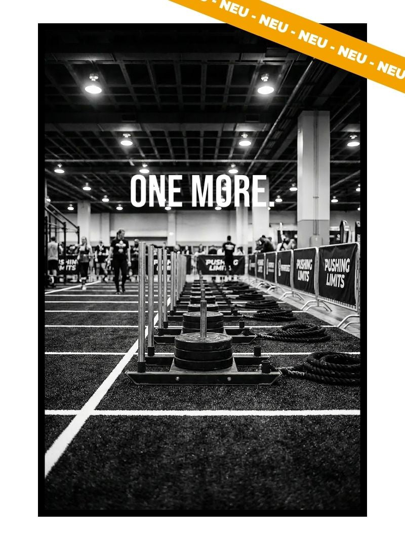 ONE MORE. – Hyrox / Functional Fitness Poster