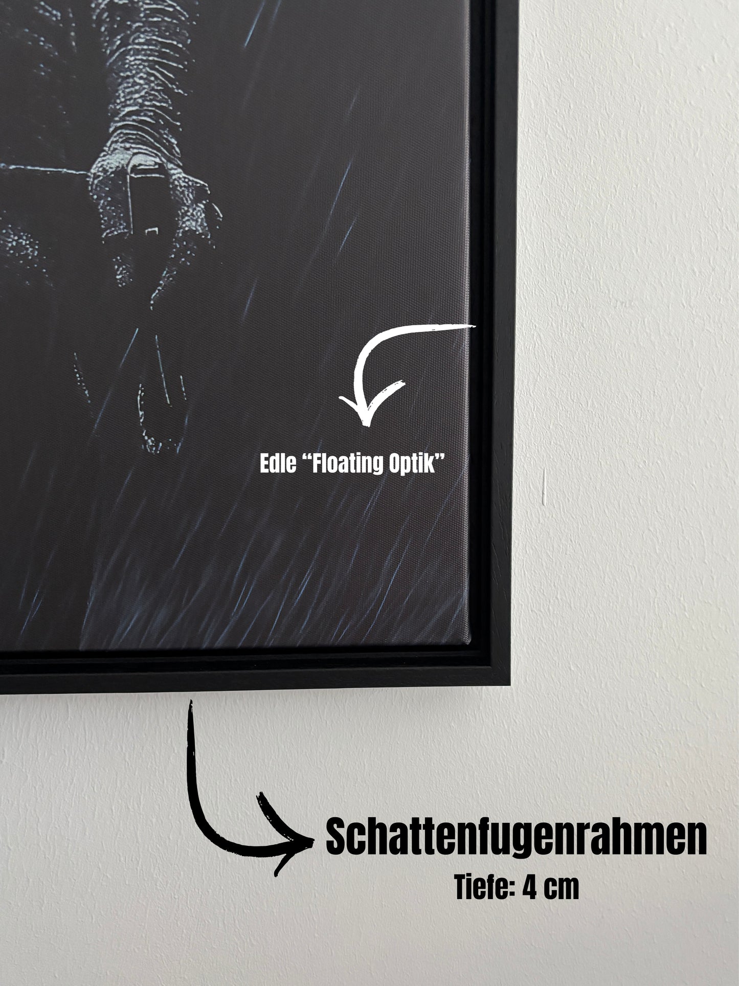 "Great Things Start With a Single Push" Motivationsposter für Mut & Aufbruch