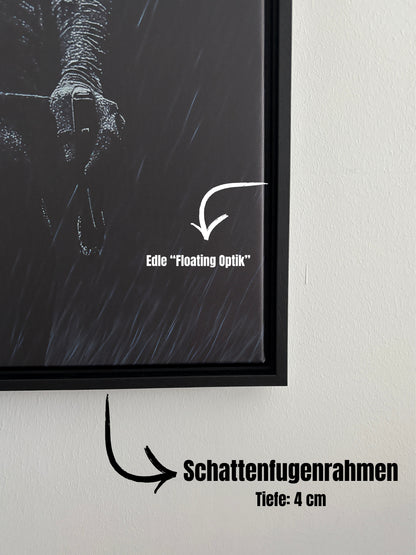 Typo Poster – SHOW UP · DO THE WORK · REPEAT