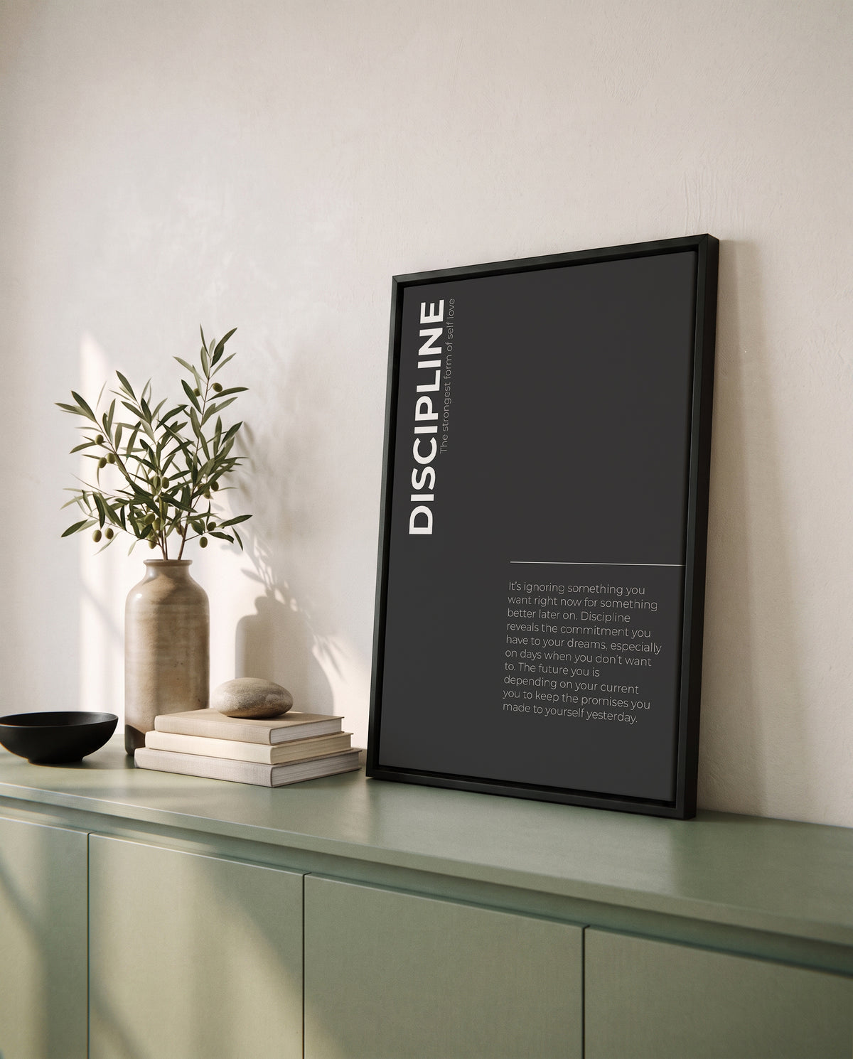 "Discipline II" Motivationsposter | Gym | Business