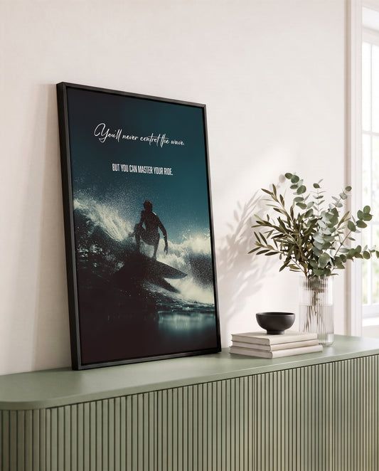 "Master Your Ride" Motivationsposter für Fokus & Flow