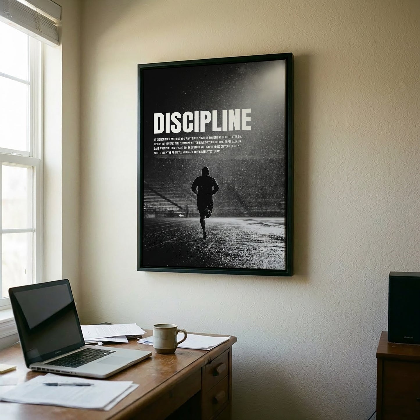 Discipline – Motivationsposter Sport & Fokus | canvArt