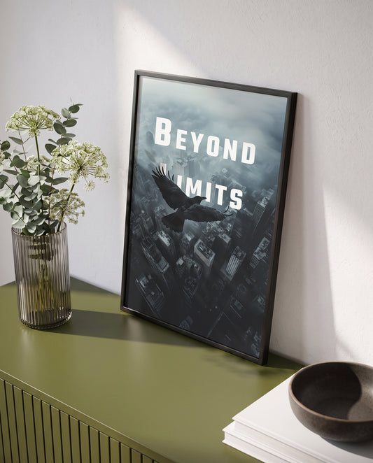 "Beyond Limits" Motivationsposter Lifestyle