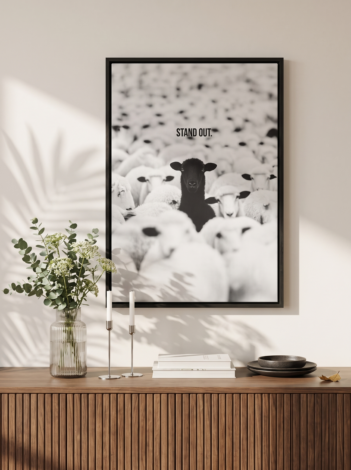 "Stand Out" Motivationsposter