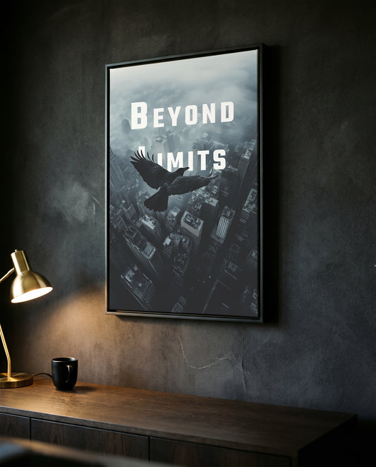 "Beyond Limits" Motivationsposter Lifestyle