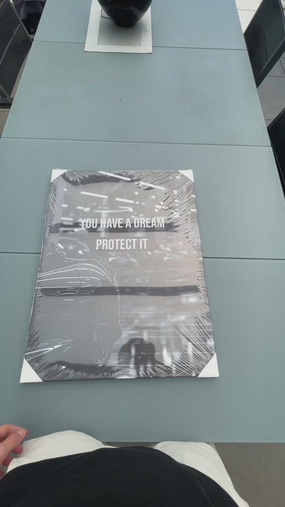 Keilrahmenleinwand  "Protect your Dream"