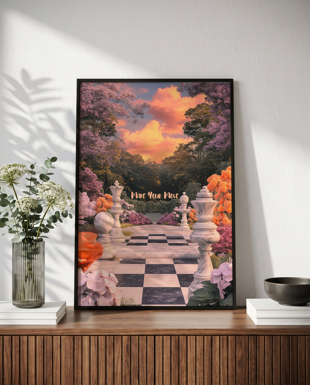 "Make Your Move" Motivationsposter Strategie